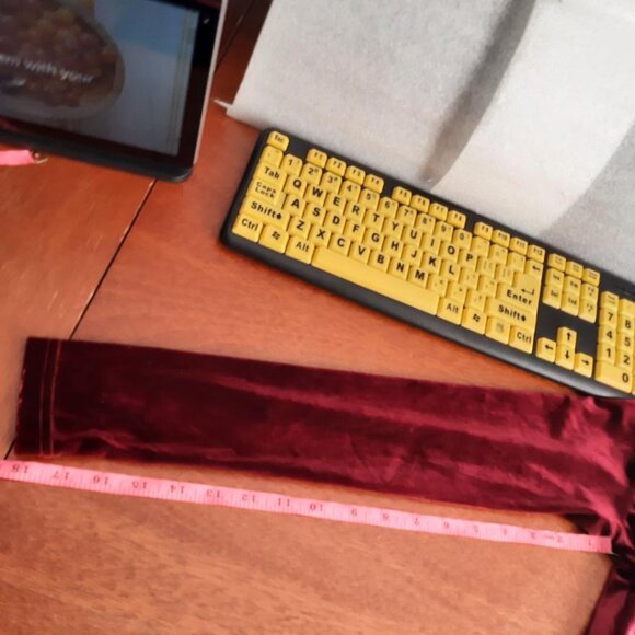 NEW! Dirass Hide Tummy Ruched Bodycon Dress Cocktail Burgundy Velvet Bodycon SzS - Picture 5 of 8